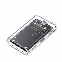 Orico TC10-MS MSATA USB-C 3.2 5 Gb/s diska kasetne - caurspīdīga