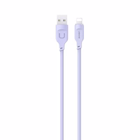 USAMS Kabelis lightning 2,4A 1,2m Fast Charging Lithe Series violets SJ565USB03 (US-SJ565)
