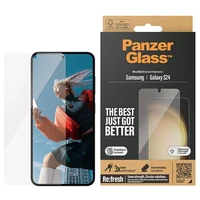 PanzerGlass īpaši plats aizsargstikls ar aplikatoru Samsung Galaxy S24