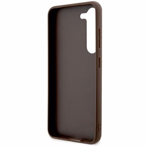 Guess 4G Stripe Collection viedtālruņa apvalks Samsung Galaxy S24+ - brūns
