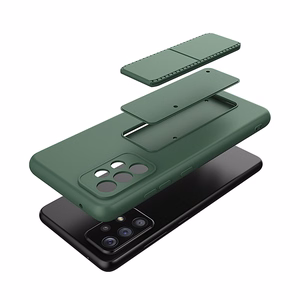 Wozinsky Kickstand Case силиконовый чехол с подставкой Xiaomi Redmi Note 11 Pro тёмно-синий