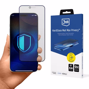 3mk Hardglass Matt Max Privacy rūdītais stikls iPhone 17 Air viedtālrunim