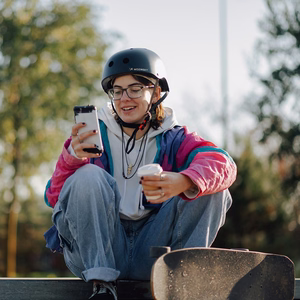 Wozinsky viegla BMX/skrejriteņa ķivere M - melna