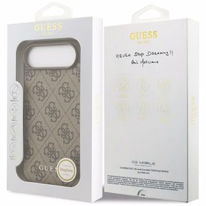 Guess 4G Charms Collection MagSafe futrālis iPhone Air - brūns