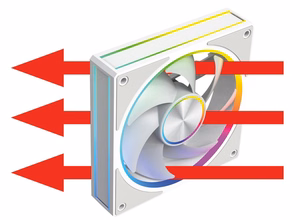 MODECOM VOLCANO LOOP 120 ARGB ventilators balts