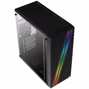 Aerocool Streak melns Midi Tower datora korpuss