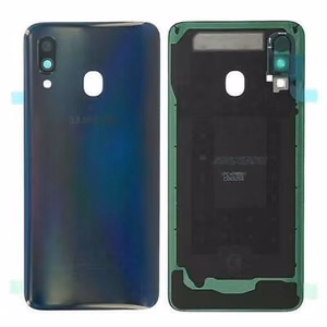 Aizmugurējais vāks Samsung A405 A40 2019 melns oriģināls (lietots Grade B)