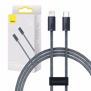 Baseus Dynamic Series kabelis USB-C uz Lightning, 20W, 2m (pelēks)