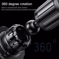 FORCELL F-GRIP MagElite magnētiskais auto turētājs ventilācijas atverei melns