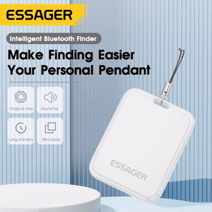 Essager Tag balts inteliģentais Bluetooth meklētājs / izsekotājs kulons