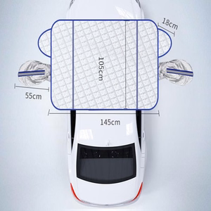 Pretsala/saules aizsargs auto stiklam (145x105CM) ar magnētiem