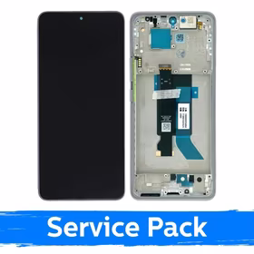 LCD Displejs saderīgs ar Xiaomi Redmi Note 14 Pro 5G ar rāmi / Lavender violets / (Service Pack)
