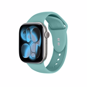 Crong Liquid siksniņa Apple Watch 38 / 40 / 41 / 42 mm, tirkīza krāsā