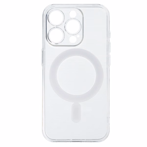 TEL PROTECT MagSilicone Caurspīdīgs Viedtālruņa apvalks Iphone 15 Pro