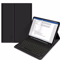 Tech-Protect SC Pen + Keyboard viedtālruņa apvalks ar klaviatūru iPad 10.9" 2022 - melns