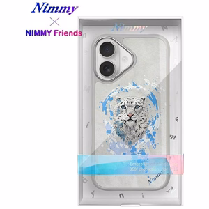 Nimmy Pantera Magnētiskais viedtālruņa apvalks iPhone 16 - gaiši pelēks