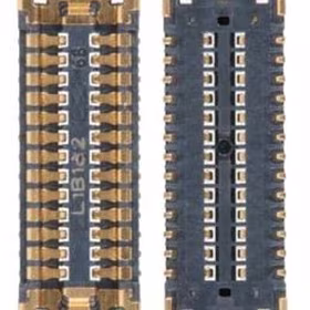 Samsung G525/G770/G780/G781/G973/G990/G998/F700/M215/M305/M307/M315/N770/N980/N981/N985/N986/P610/P615 plates savienotājs BTB ligzda 2x20 Pin 3710-004344 (servisa komplekts)