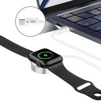 Tech-Protect UltraBoost magnētiskais indukcijas lādētājs ar USB-C savienotāju Apple Watch 1.2m - balts