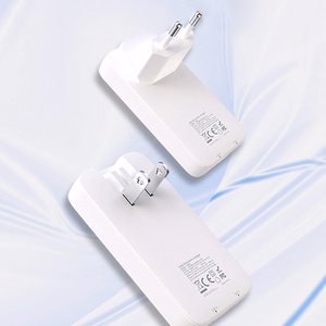 Dudao A65Q 65W GaN ceļojumu sienas lādētājs USB-A / USB-C PD īpaši plāns EU / US – balts