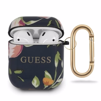 Guess GUACA2TPUBKFL03 AirPods 1/2 maciņš zils N.3 Flower Collection