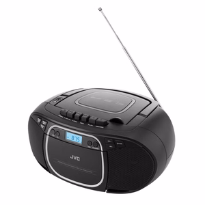 JVC RC-E451B pārnēsājams CD atskaņotājs, melns