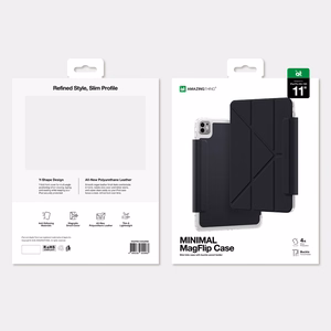 AmazingThing Minimal Mag maciņš iPad Pro M5 11", melns