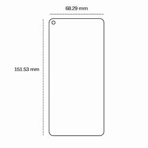Rūdīts stikls 2,5D Realme 9 Pro Plus / Realme 9 4G / Oppo Reno 7 Lite / 7Z / 7 SE / 8 Lite / A93