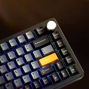 Machenike K600-B82W Bezvadu mehāniskā spēļu tastatūra ar apgaismojumu GR Silver Switch - melns