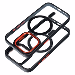 Telefona maciņš „Color Edge Mag Cover“ Samsung S942 S26 melns / sarkans