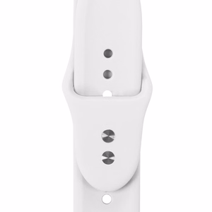 Crong Liquid Apple Watch siksniņa, 44/45/46/49 mm, balta