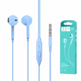 Handsfree Denmen (DR01B) 3,5mm zils