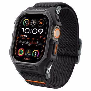 Spigen Lite Fit Pro apvalks ar siksniņu Apple Watch Ultra 1 / 2 (49mm) - matēts melns