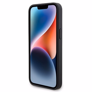 Ferrari Twist Metal Logo maciņš iPhone 15 Pro Max melns