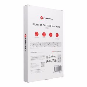 Hibrīda nano stikla plēve griešanas iekārtai Forcell F-Protect Flexible NANO 7H MATT 196 x 125 mm 25 gab.