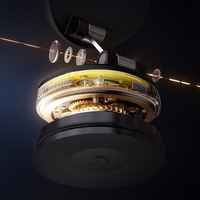 Dudao F24PRO MagSafe saderīgs Car Turētājs with Suction Cup for Windshield or Dashboard - melns