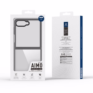 Dux Ducis Aimo vāciņš Samsung Galaxy Z Flip 8, melns