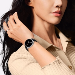 Tech-Protect Nylon Stripe ремешок для Samsung Galaxy Watch 40/44/46 mm — черно-оранжевый