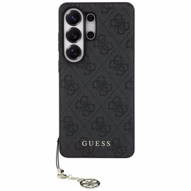 Guess maciņš 4G Classic Logo Charm MagSafe for Samsung Galaxy S26 Ultra melns