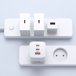 Wozinsky CGWCW 65W GaN сетевое зарядное устройство USB-A 2x USB-C - белый