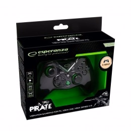 Esperanza EGG114K Gaming Controller Black USB 2.0 Gamepad Analogue / Digital PC, Xbox One, Xbox Series S, Xbox Series X