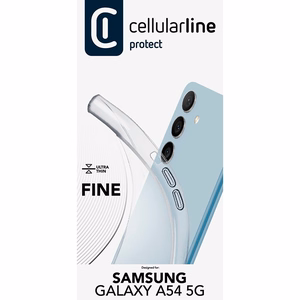 Чехол Cellularline Fine для Samsung Galaxy A54 5G, прозрачный