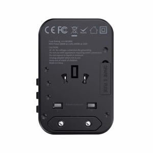 Universal Travel Charger Choetech PD5009 65W 2xUSB-C/USB-A black