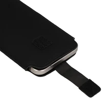 HIT viedtālruņa maksts (izmērs XL) Iphone 15/15 Pro/Iphone 16/16 Pro/Samsung S24/S24 Plus/S25/S25 Plus/A53/A55 5G dizains 1 melns