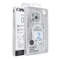 Maciņš LENS MAG COVER saderīgs ar MagSafe telefonam IPHONE 16 PRO MAX balts