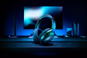 Razer Barracuda austiņas ar mikrofonu vadu un bezvadu, stīpa, zvani/mūzika USB Type-C Bluetooth melnas