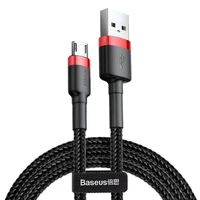 Baseus kabelis Cafule USB - microUSB 3,0 m 1,5A sarkans-melns