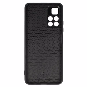 Tel Protect CARBON viedtālruņa apvalks Xiaomi Redmi Note 11 5G/Note 11S 5G/Poco M4 Pro 5G melns ar zilu svītru