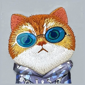 Nimmy Glasses Cool Cat iPhone 15 apvalks - pelēks