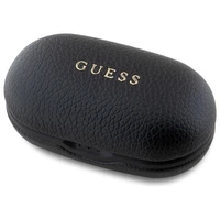 Guess Bluetooth austiņas GUTWSPGTSPSK TWS + dokstacija melnas/melnas graudains klasiskais logotips