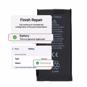 Baterija saderīga ar iPhone 13 Mini / pašdiagnostika / iestatījumi: oriģināla